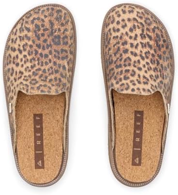 REEF Women's Shoes, Vista Skye Leopard Suede