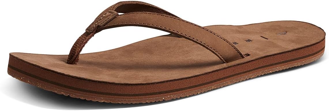 REEF Women's Solana Leather Sandals Classic Brown
