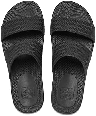 REEF Women's Water Vista Slide Platform Slides Black