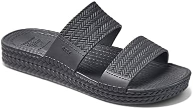 REEF Women's Water Vista Slide Platform Slides Black