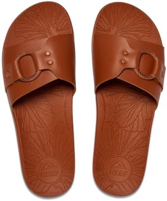 REEF Women's Cushion Soho Cruz Slides Cocoa
