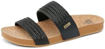 REEF Women's Sandals, Vista Braid II BlackTan