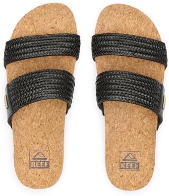 REEF Women's Sandals, Vista Braid II BlackTan