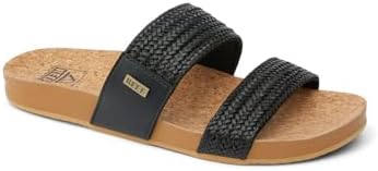 REEF Women's Sandals, Vista Braid II BlackTan