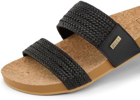REEF Women's Sandals, Vista Braid II BlackTan