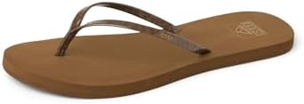 REEF Womens Bliss Nights Flip Flop Chocolate Stripe