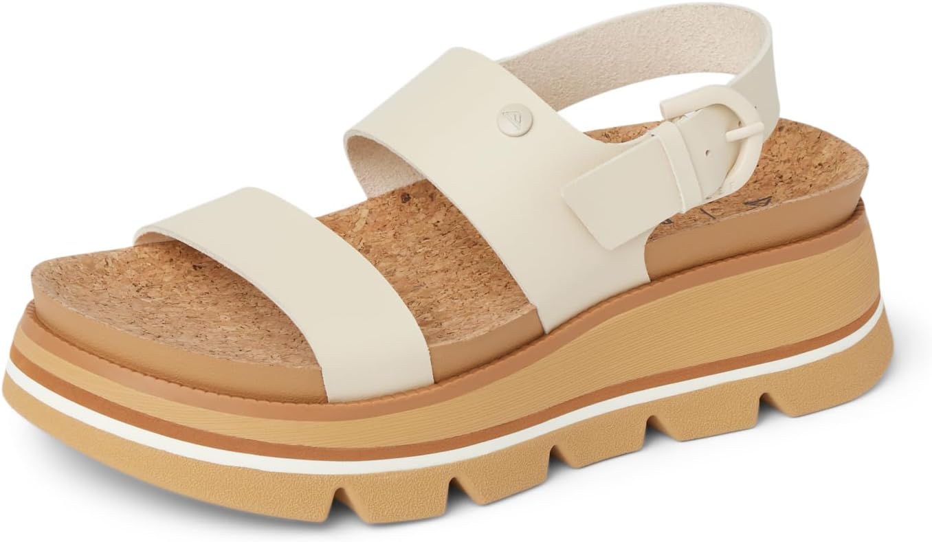 REEF Women's Sandals, Vista Luxe Liah White-tan