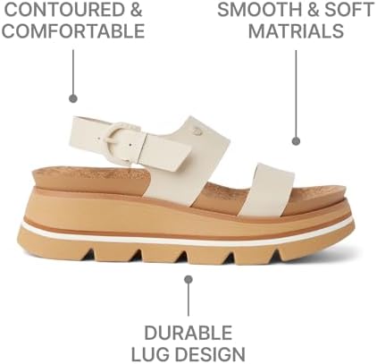 REEF Women's Sandals, Vista Luxe Liah White-tan