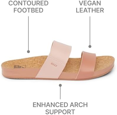 REEF Womens Sandals, Cushion Vista Cameo Rose Duo