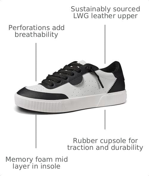 REEF Women's Lay Day Seas Shoes BlackWhite