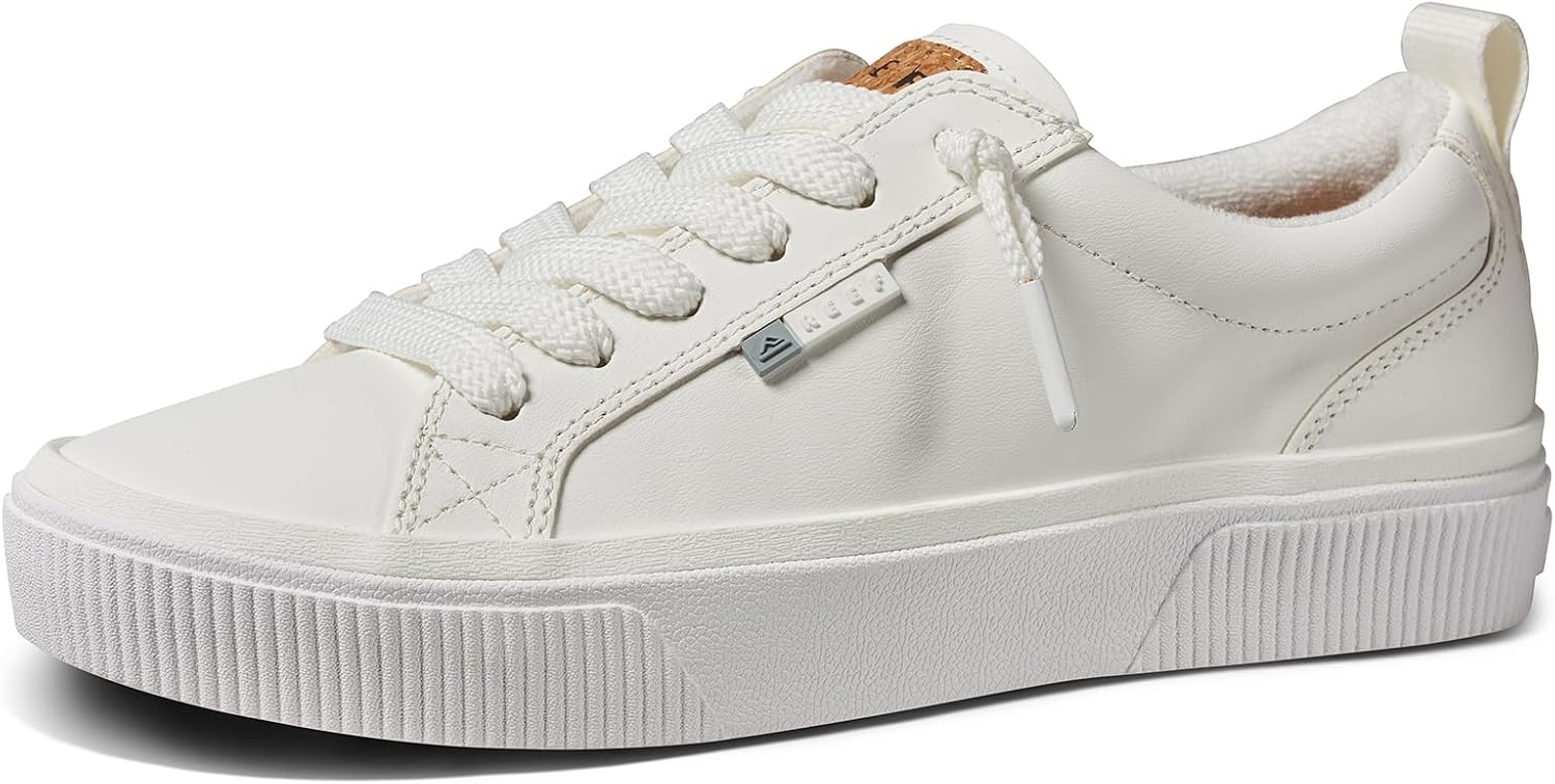 REEF Women's Lay Day Dawn Leather Shoes White Leather