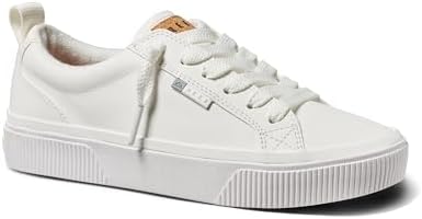 REEF Women's Lay Day Dawn Leather Shoes White Leather