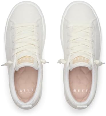 REEF Women's Shoes, Neptune Alana White Textile