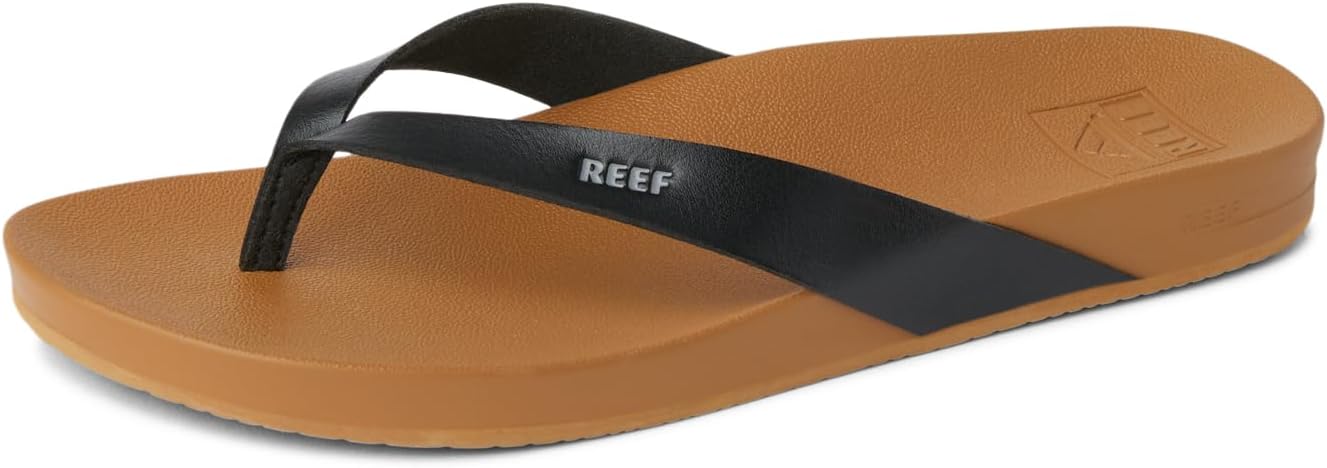 REEF Cushion Court Womens Sandal BlackNatural