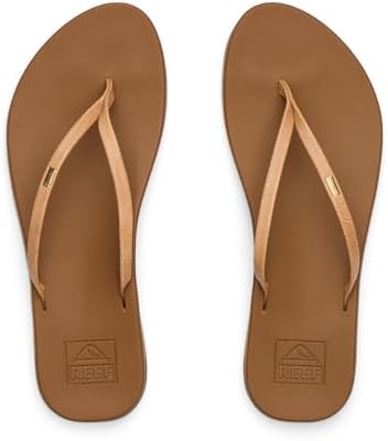 Reef Women’s Cushion Slim Flip Flop Sandal Natural