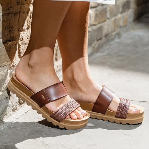 REEF Women's Sandals, Cushion Vista Hi Chocolate