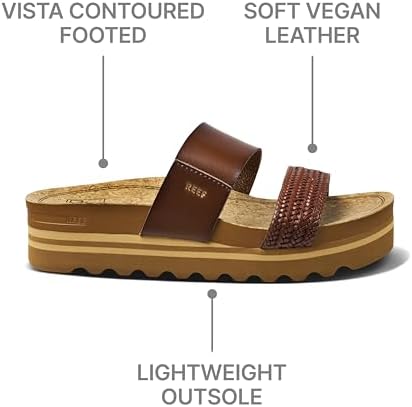 REEF Women's Sandals, Cushion Vista Hi Chocolate