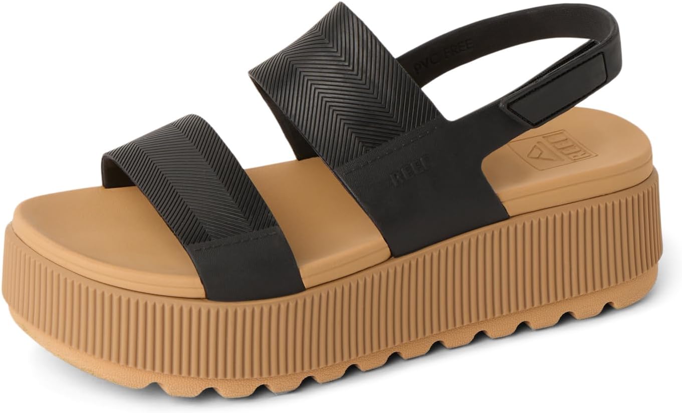 REEF Women's Sandals, Water Vista Higher BlackTan