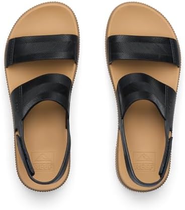REEF Women's Sandals, Water Vista Higher BlackTan