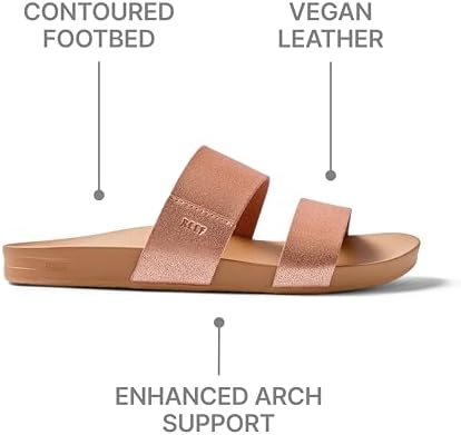 REEF Womens Sandals, Cushion Vista Rose Gold