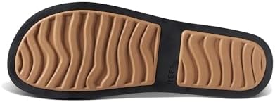 REEF Women's Water Vista Slide Platform Slides Black-tan