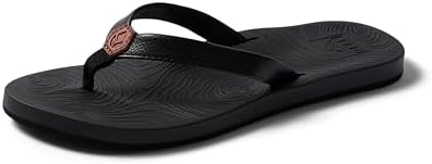 REEF Women's Zen Love Flip Flops BlackBlack