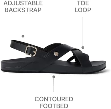 REEF Women's Sandals, Vista Malia Black