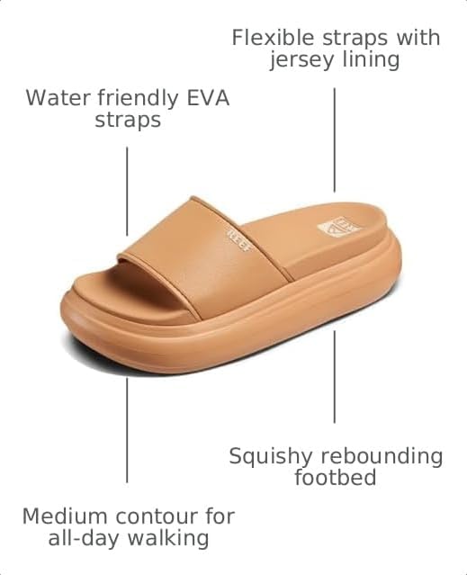 REEF Women's, Cushion Bondi Bay Sandal Natural