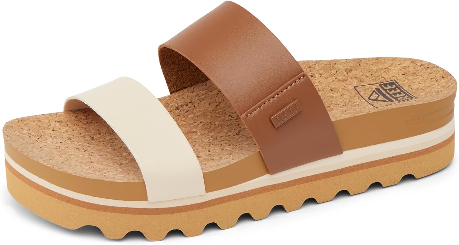 REEF Women's Sandals, Cushion Vista Hi Chocolate Duo