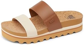 REEF Women's Sandals, Cushion Vista Hi Chocolate Duo