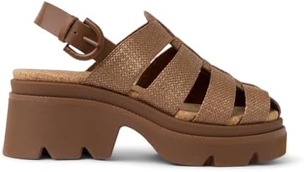 REEF Women's Sandal, Vista Luxe Lucie Chocolate Raffia