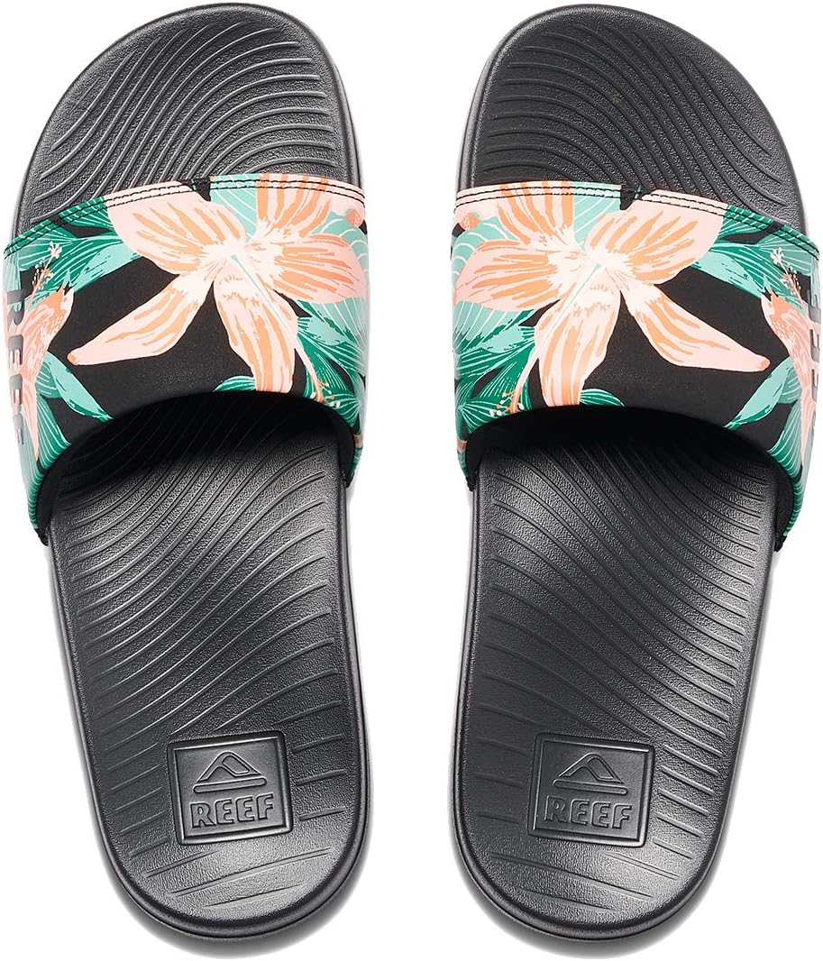 REEF One Slide Womens Sandal Hibiscus 1