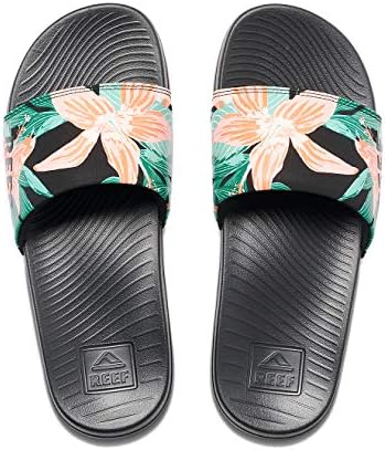 REEF One Slide Womens Sandal Hibiscus 1