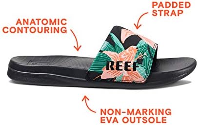 REEF One Slide Womens Sandal Hibiscus 1