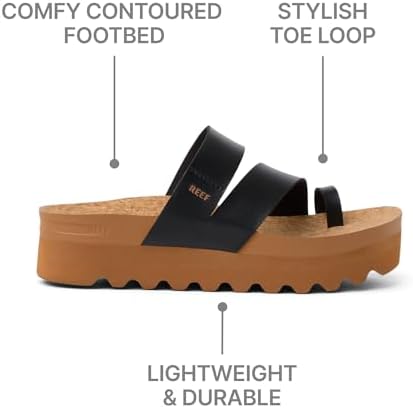 REEF Women's Sandals, Vista Hi Layla Black