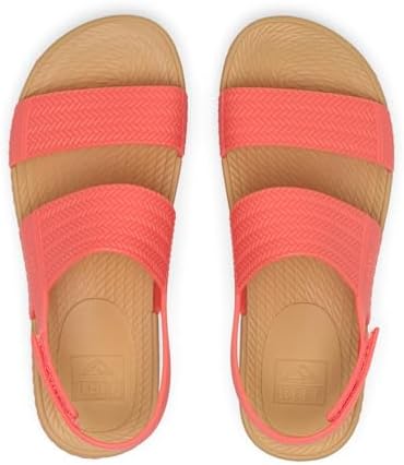 REEF Womens Sandals, Water Vista Sunset Coral
