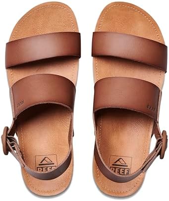 REEF Women's Vista Hi Buckle Platform Sandal Espresso