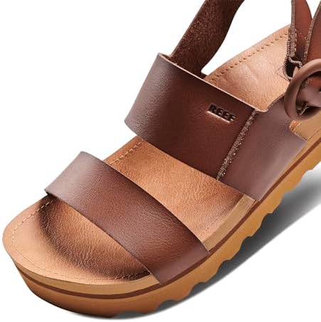 REEF Women's Vista Hi Buckle Platform Sandal Espresso