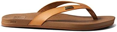 REEF Women's Cushion Lune Flip Flops Natural