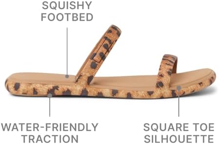 REEF Womens Sandals, Water Willow Marina Leopard