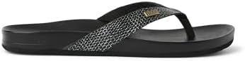 REEF Cushion Court Womens Sandal Black Sassy