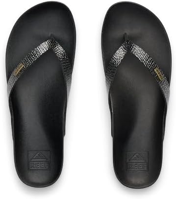 REEF Cushion Court Womens Sandal Black Sassy