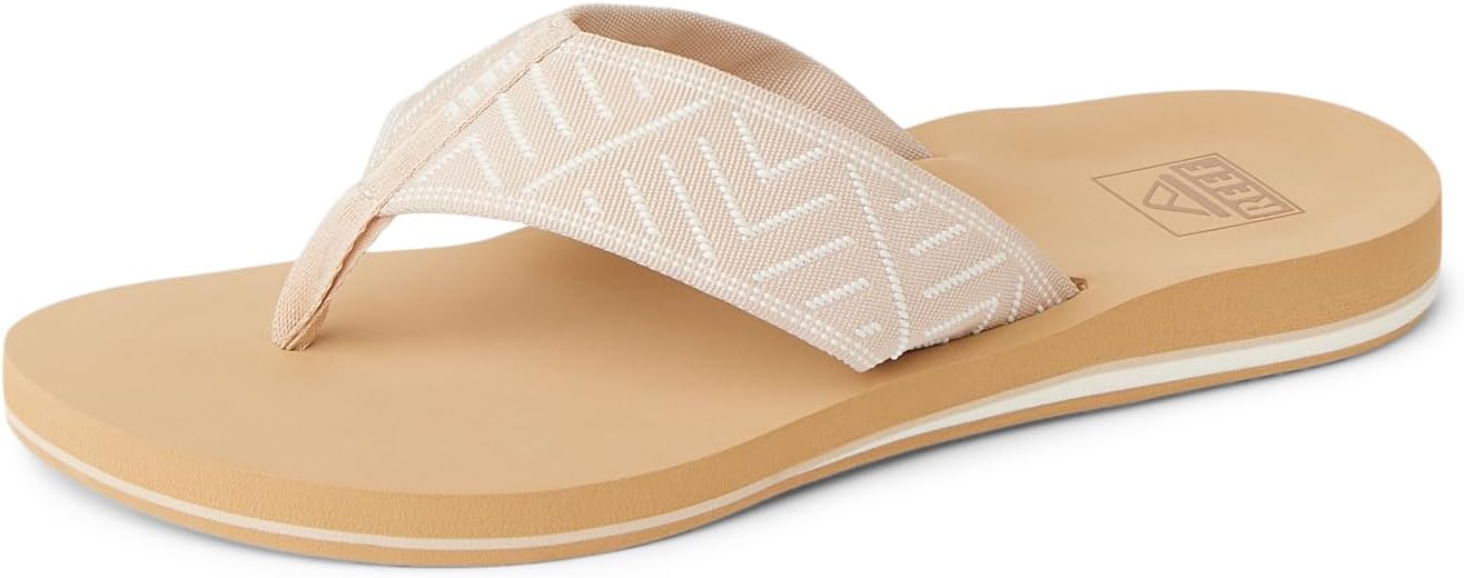 REEF Women's Sandals Spring Woven Flip Flops Warm Sand