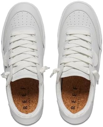 REEF Women's Lay Day Seas Shoes White Leather