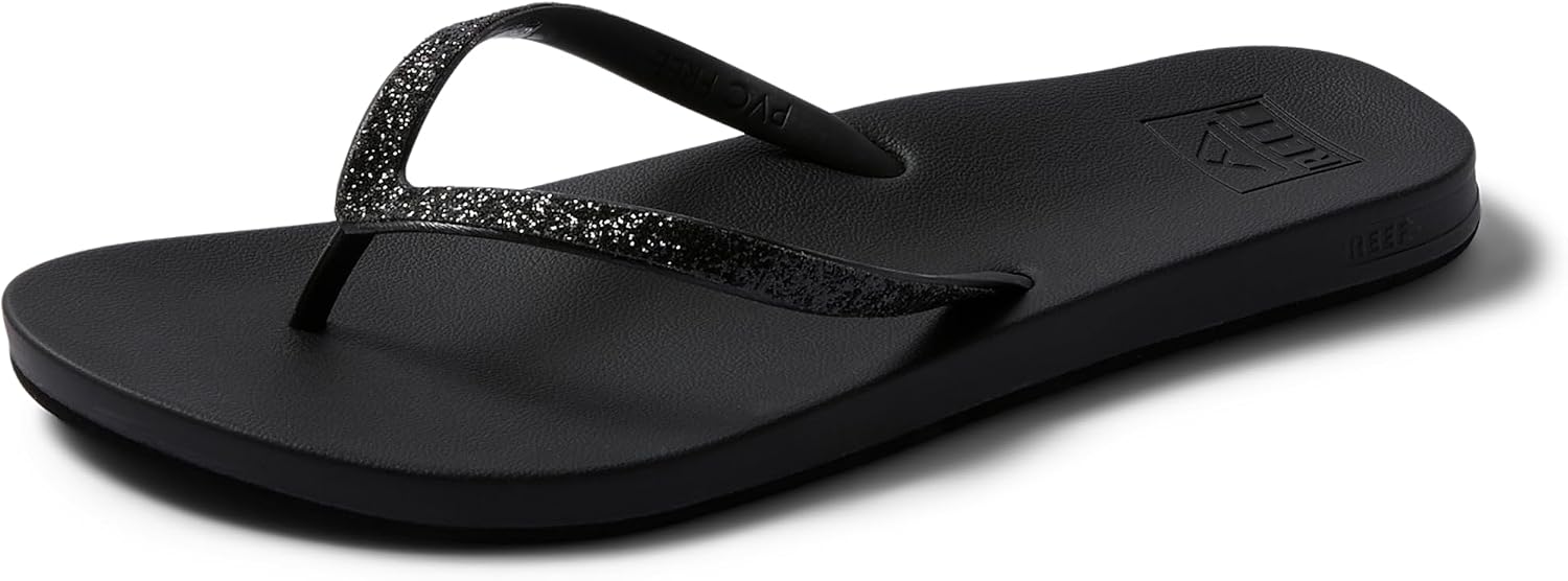 Reef Women’s Cushion Stargazer Flip Flop Sandal Black