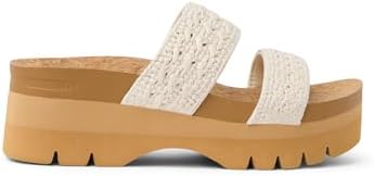 REEF Cushion Vista Higher Women's Platform Fashion Sandal, Arch Support, Ultra Soft Cushion Footbed Vintage Tan Textile