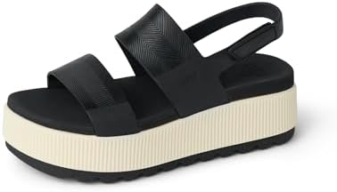 REEF Women's Sandals, Water Vista Higher Black-vintage
