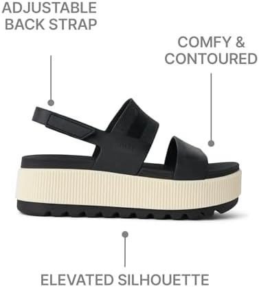 REEF Women's Sandals, Water Vista Higher Black-vintage