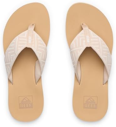 REEF Women's Sandals Spring Woven Flip Flops Warm Sand
