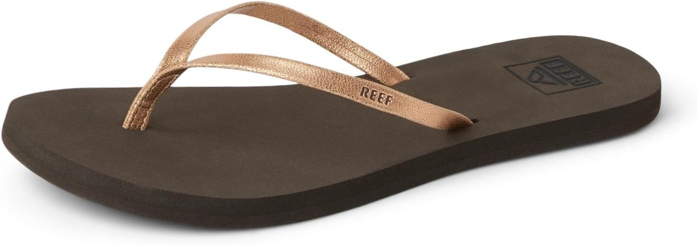 REEF Womens Bliss Nights Flip Flop Rose Gold